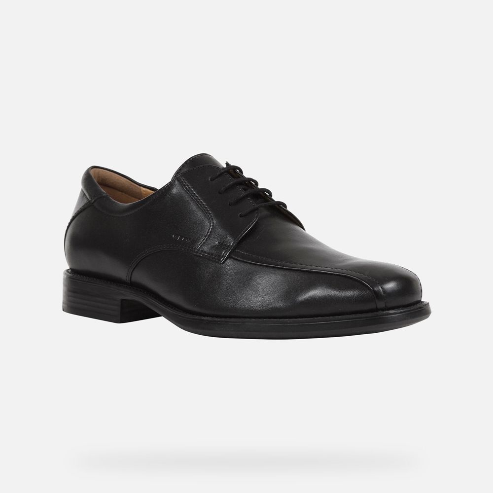 Geox Formal Shoes Black Federico - Geox Mens Shoes - VLYAUE238